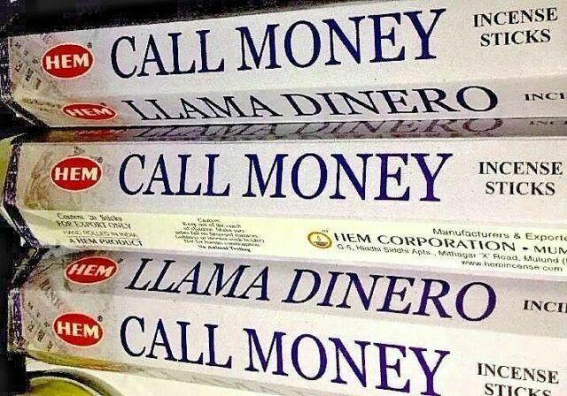 NEW! Call Money Incense